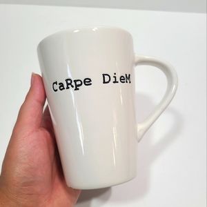 3/$20 Carpe Diem Pottery Barn Mug - 12oz